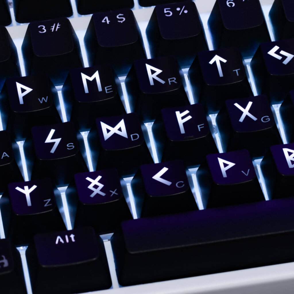 God of War Elder Futhark Runes Keycap Set – RoyalKeycaps