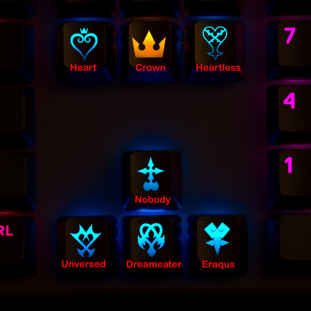 Kingdom Hearts Keycap Set – RoyalKeycaps