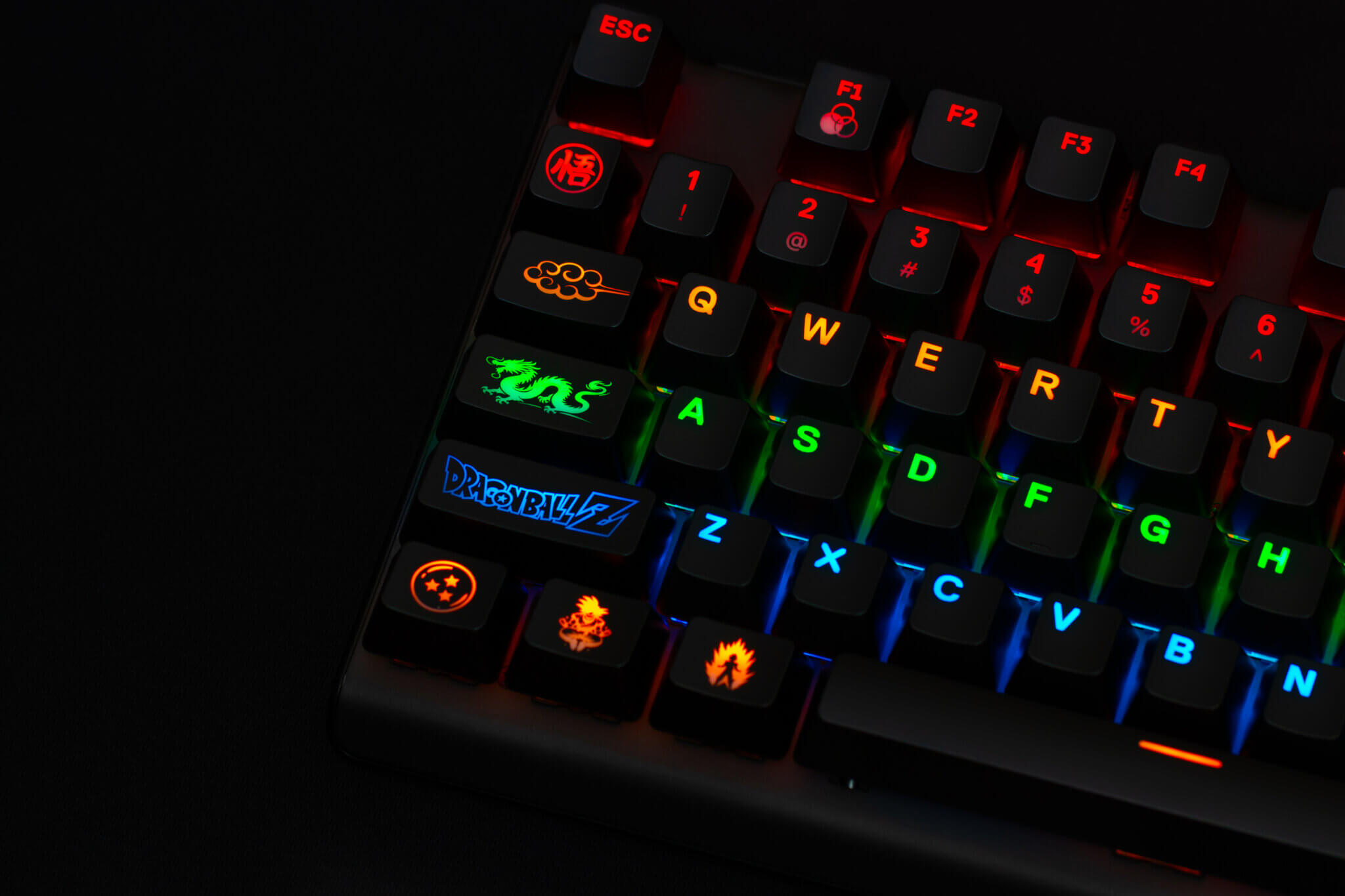 Dragon Ball Z Keycap Set – RoyalKeycaps