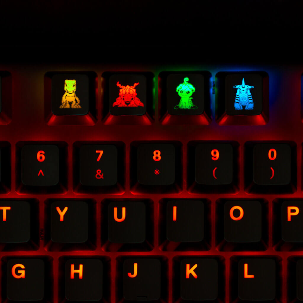 Digimon Keycap Set