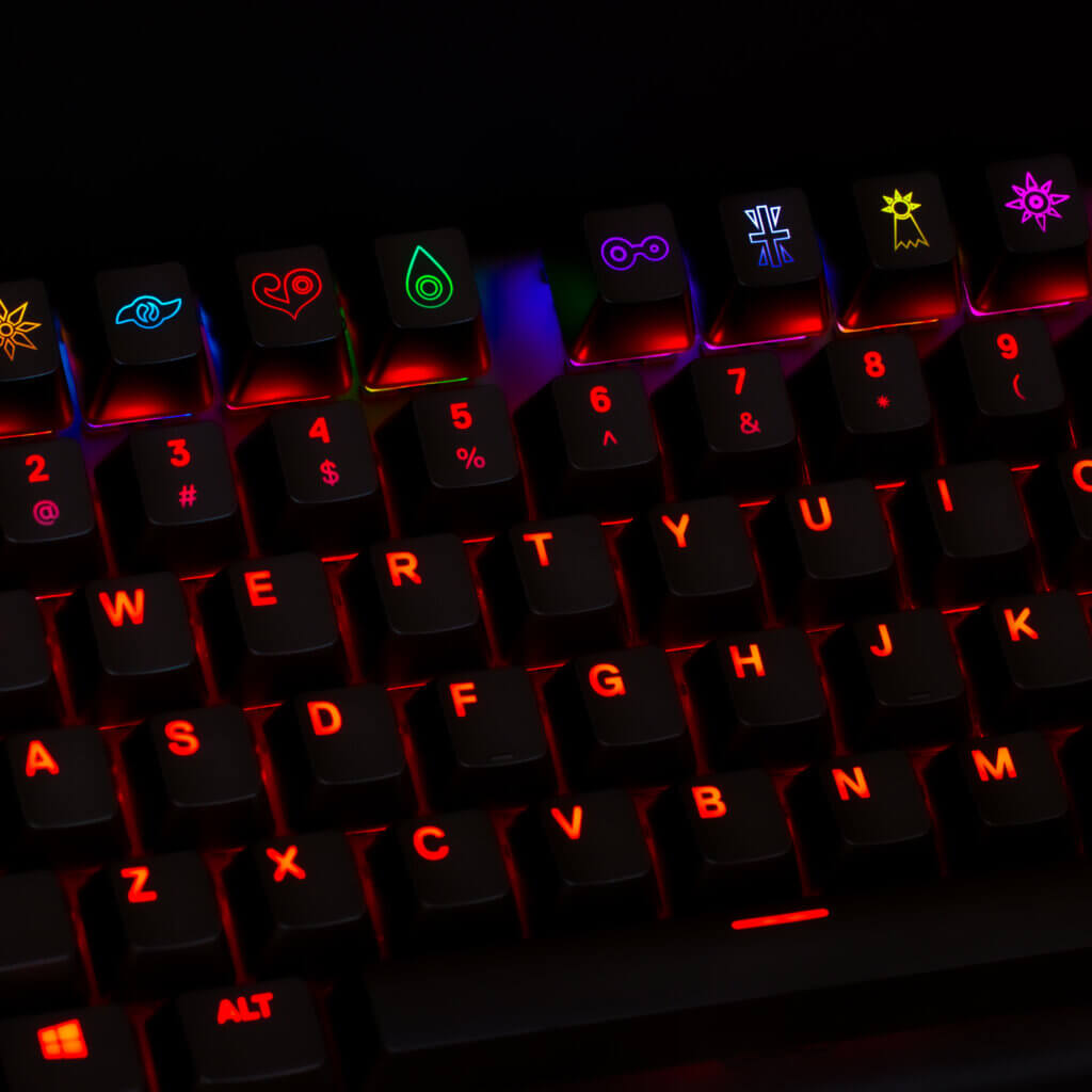 Digimon Crests Keycap Set