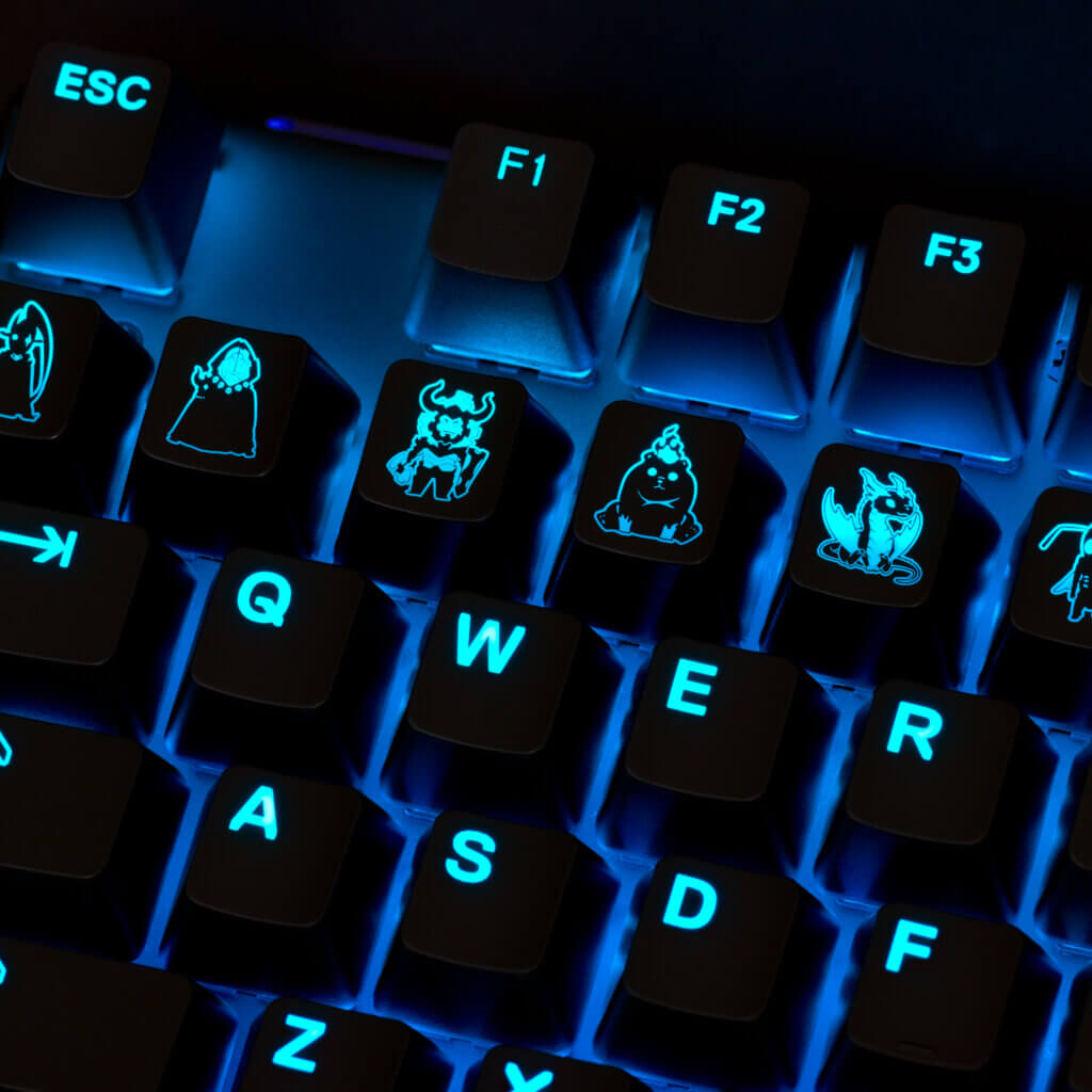 Solo Leveling Shadow Keycap Set